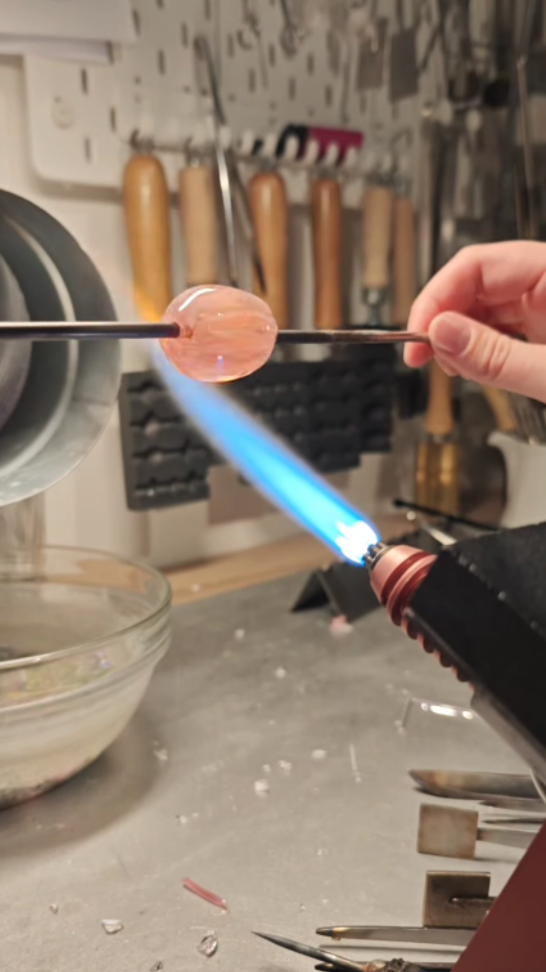Creating intricate designs through murrine glass techniques