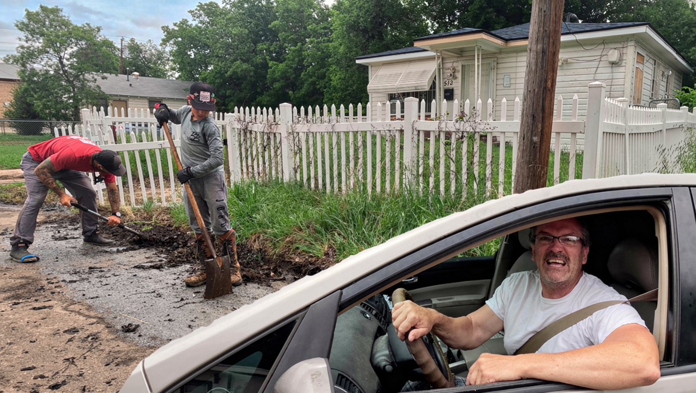 ANGRY Neighbor Stops Lawncare Guy Doing Free Transformation
