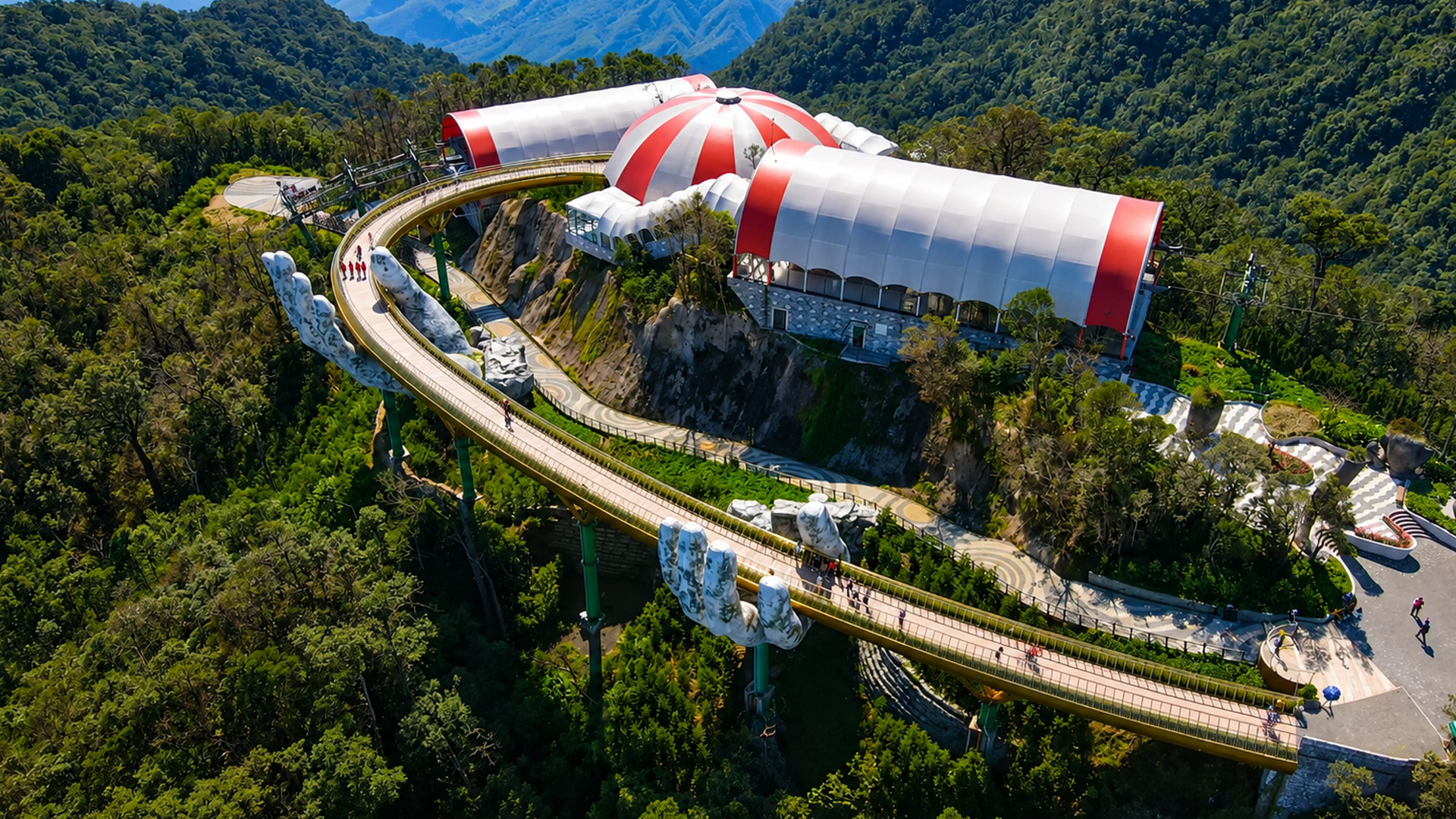 Why build giant hands above the forest?