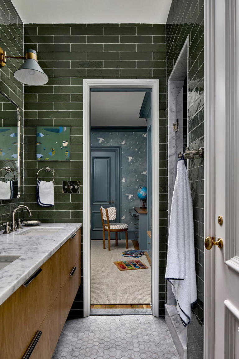 Inside this narrow row house, clever storage solutions are disguised as ...