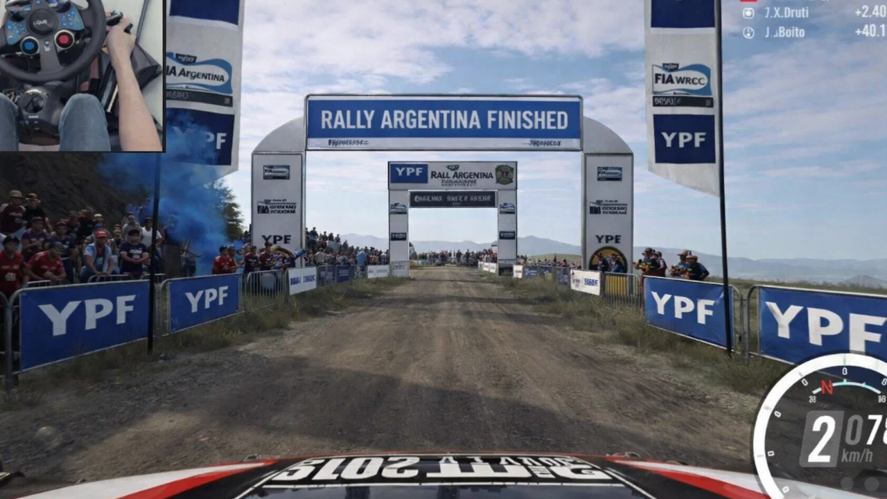 Realistic rally experience with Logitech G29 wheel setup