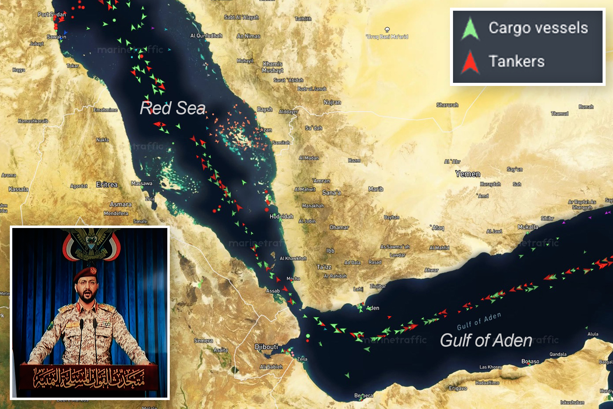 Yemen’s Houthis reportedly considering fees for ships sailing through ...