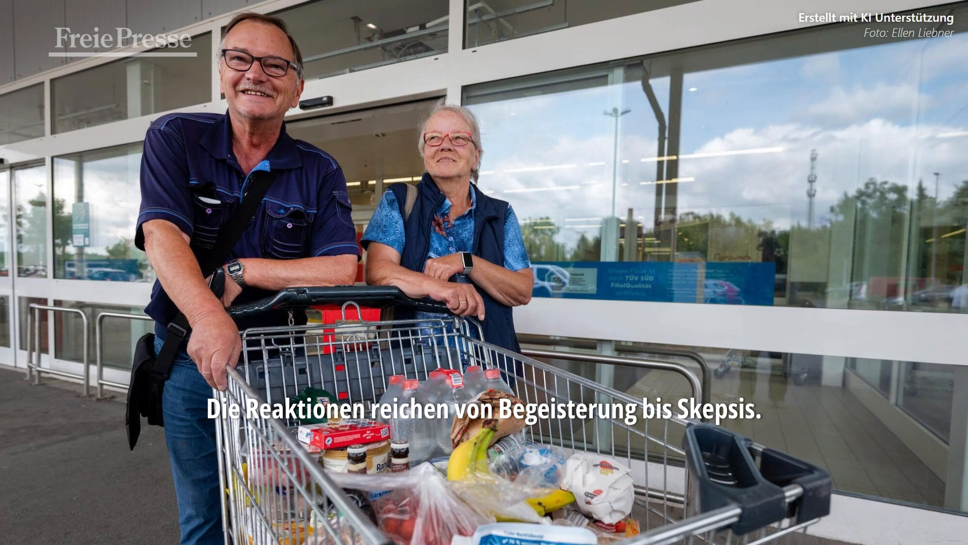 Neue SB-Kassen bei Kaufland in Plauen