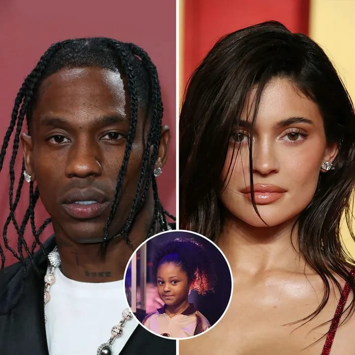 Kylie Jenner's ex is called out for bad parenting after he pulls 8-year-old daughter Stormi up on stage at his concert: 'She looked lost'