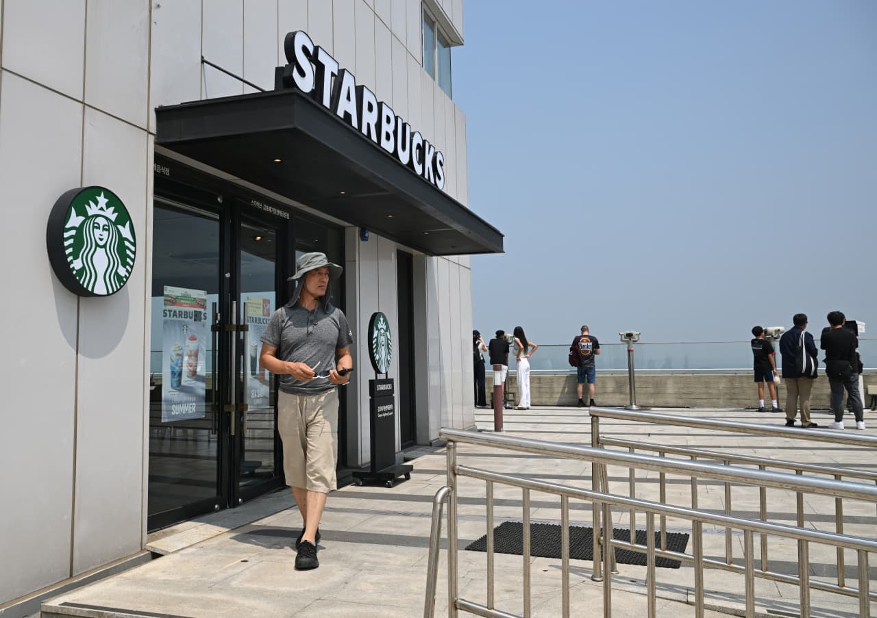 Starbucks stock jumps after earnings beat and strong outlook