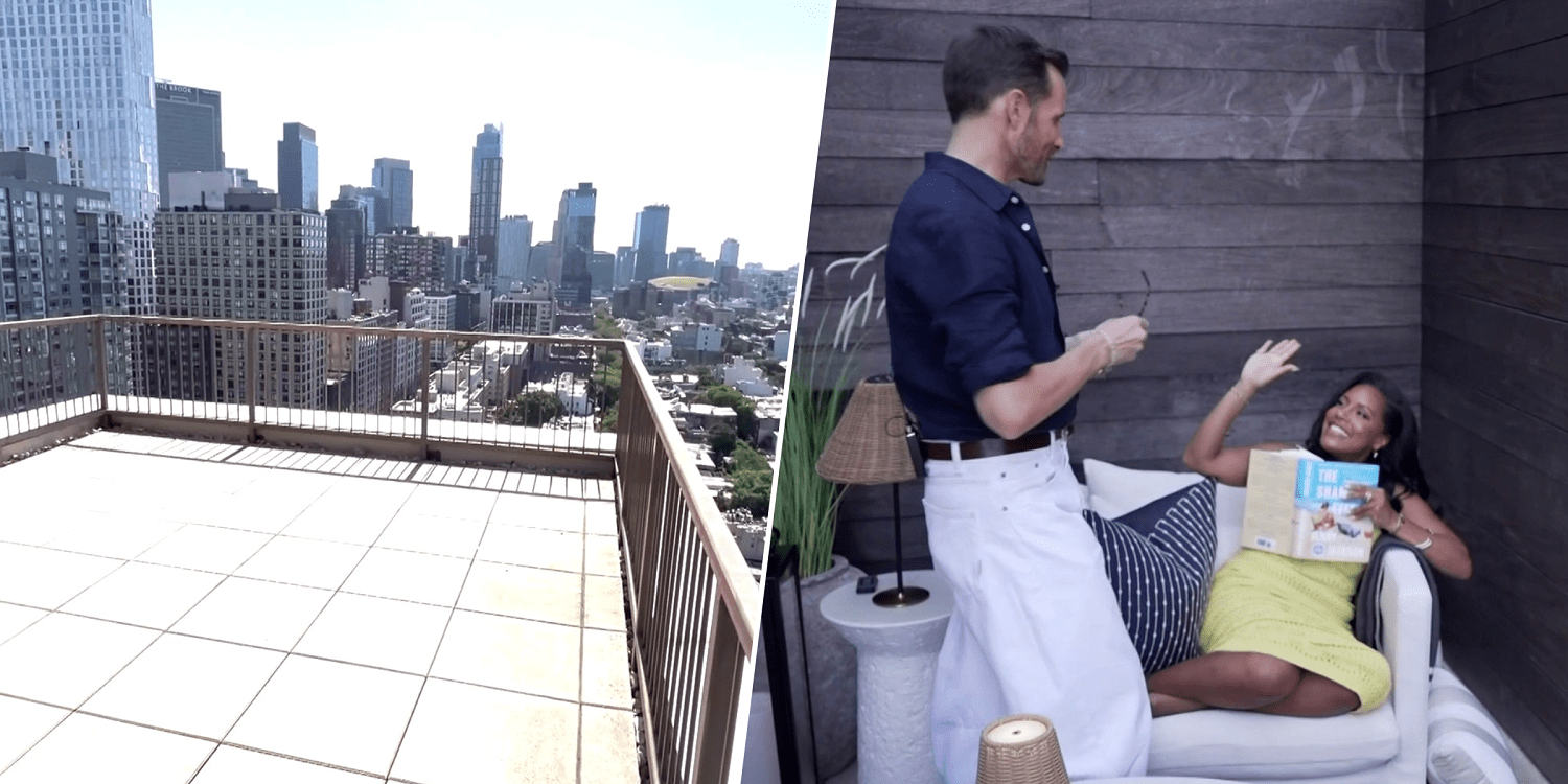 Sheinelle Jones’ patio went from plain to paradise. See the before and after