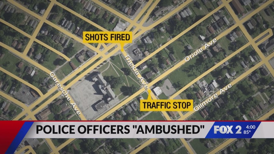 St. Louis police hunt suspects after attempted ambush
