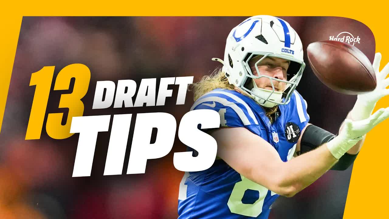 13 expert tips to win your 2026 fantasy football draft | Advanced ...