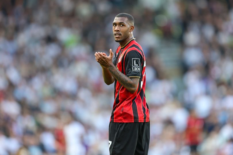 Bournemouth winger Rayan in action during a Premier League match