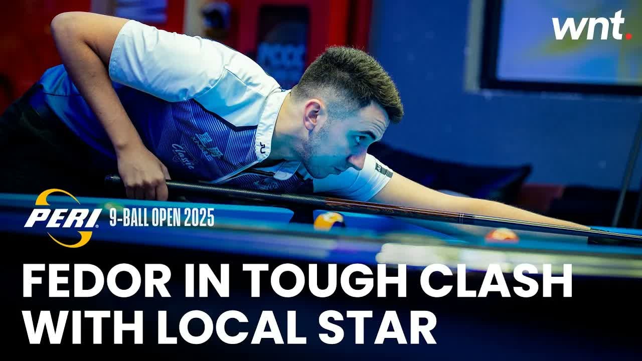 Intense pool match: Fedor Gorst vs. Vietnamese challenger