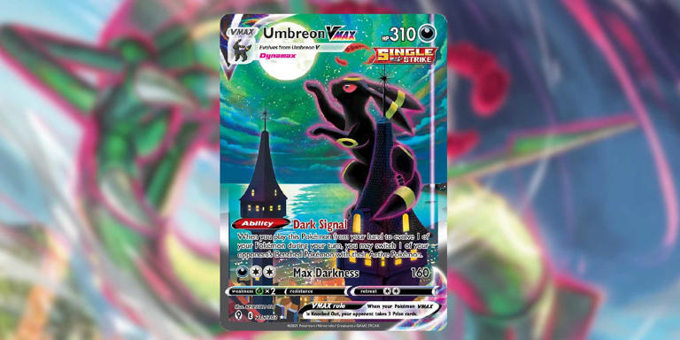 Thẻ Pokemon phiên bản nghệ thuật thay thế VMAX Secret Rare