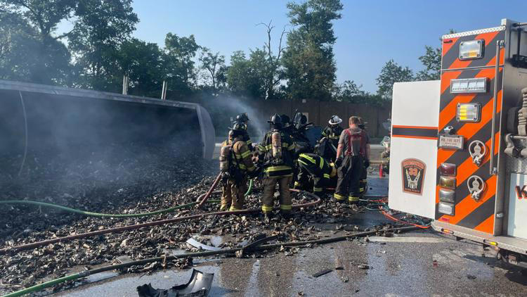 1 in critical condition after crash, fire on Route 50 in Prince George ...