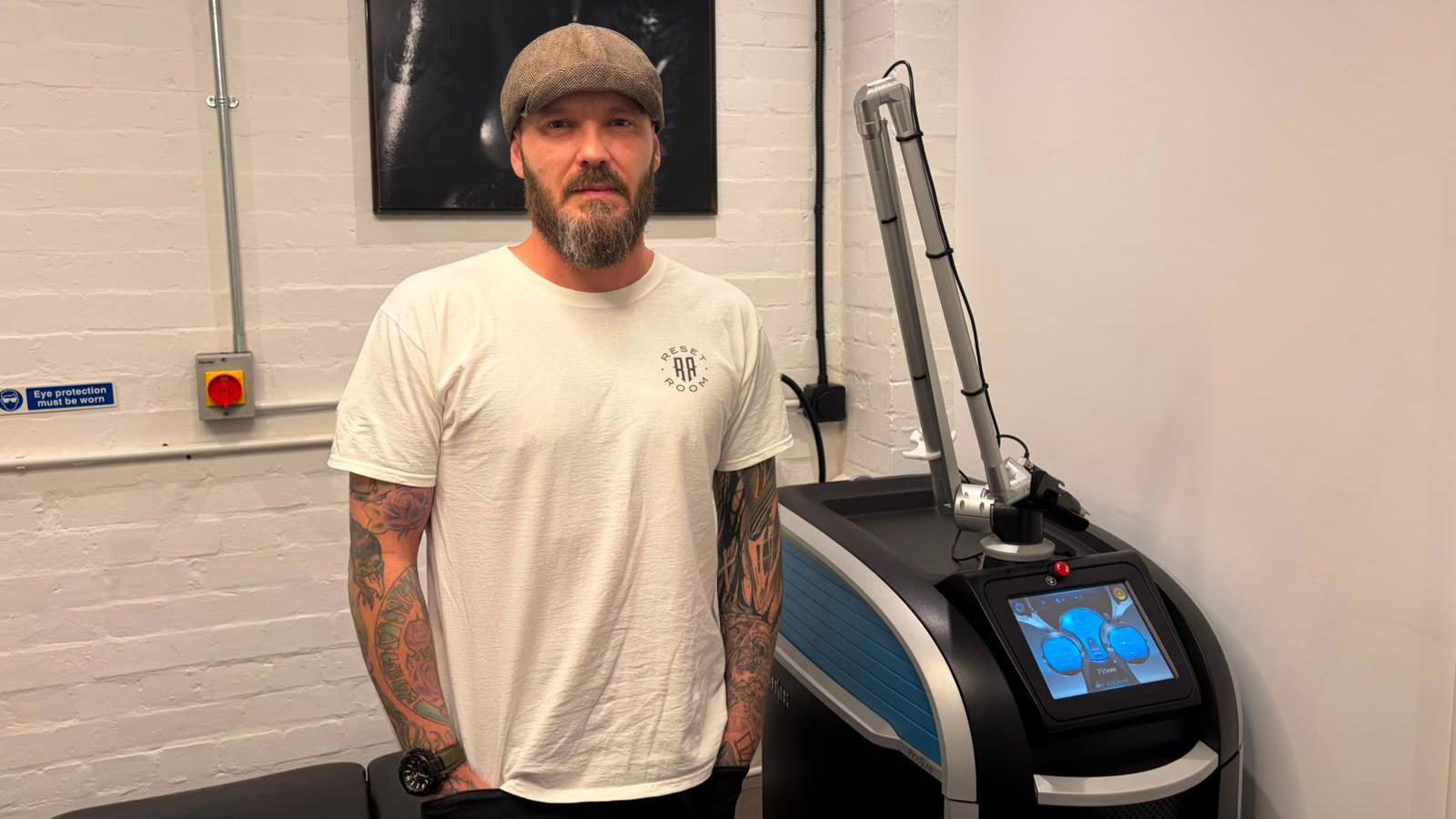 Wayne Joyce has been removing tattoos for the past 18 years