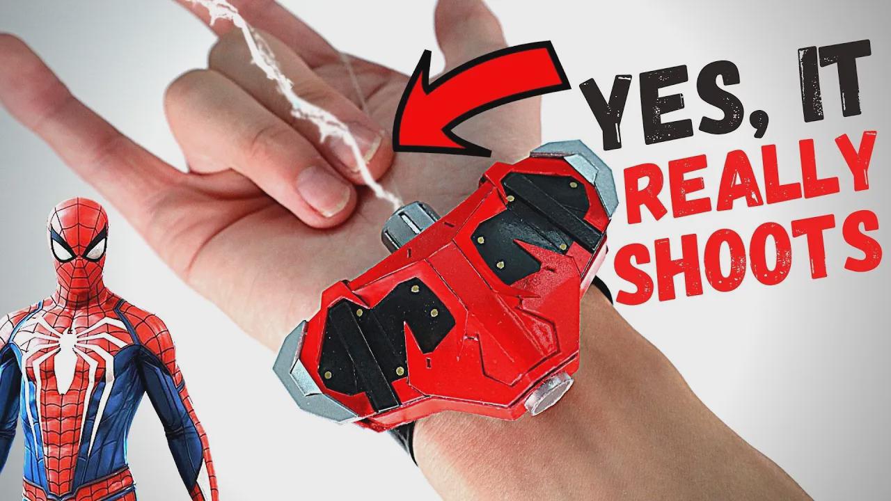 Real Spider-Man PS4 web shooter that shoots!