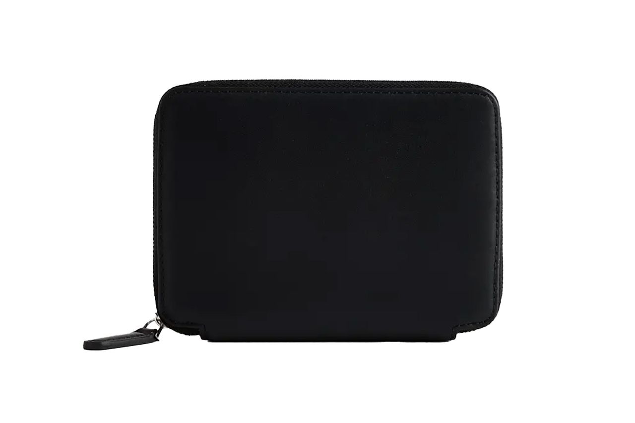 Nappa Leather RFID Zip Travel Wallet