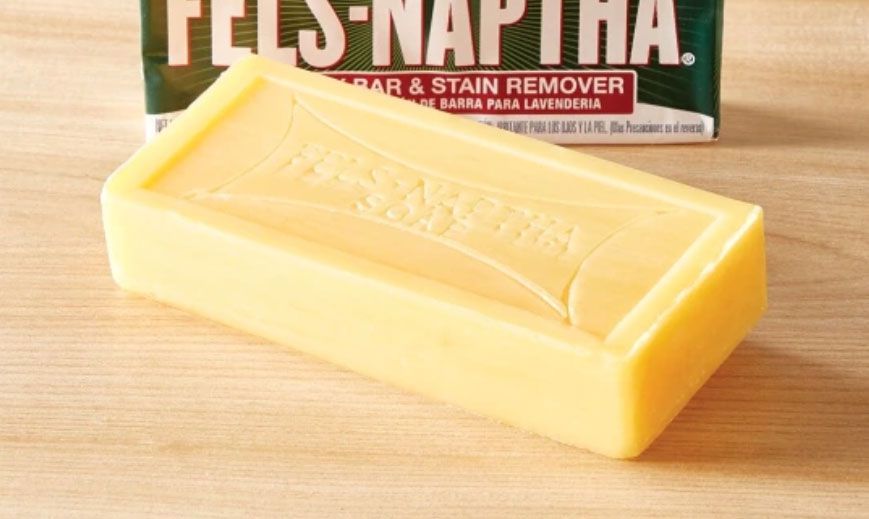 My mom swears by this old-school $2 bar soap to get out tough stains