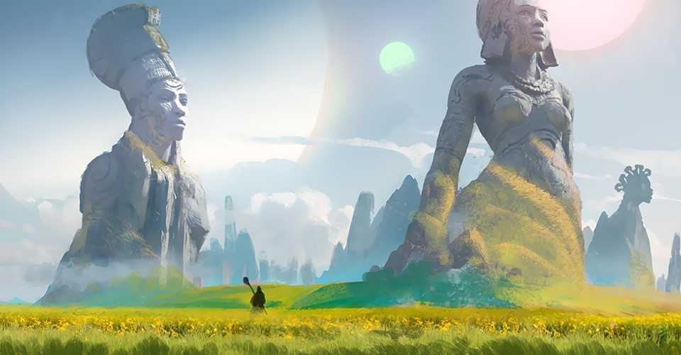 Magic Zhalfir set art piece by Jose Vega 2