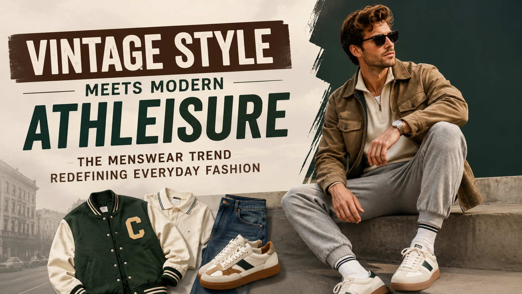 Vintage style meets modern athleisure: the menswear trend redefining ...