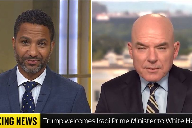 Sean Fletcher and James Matthews talking on Sky News