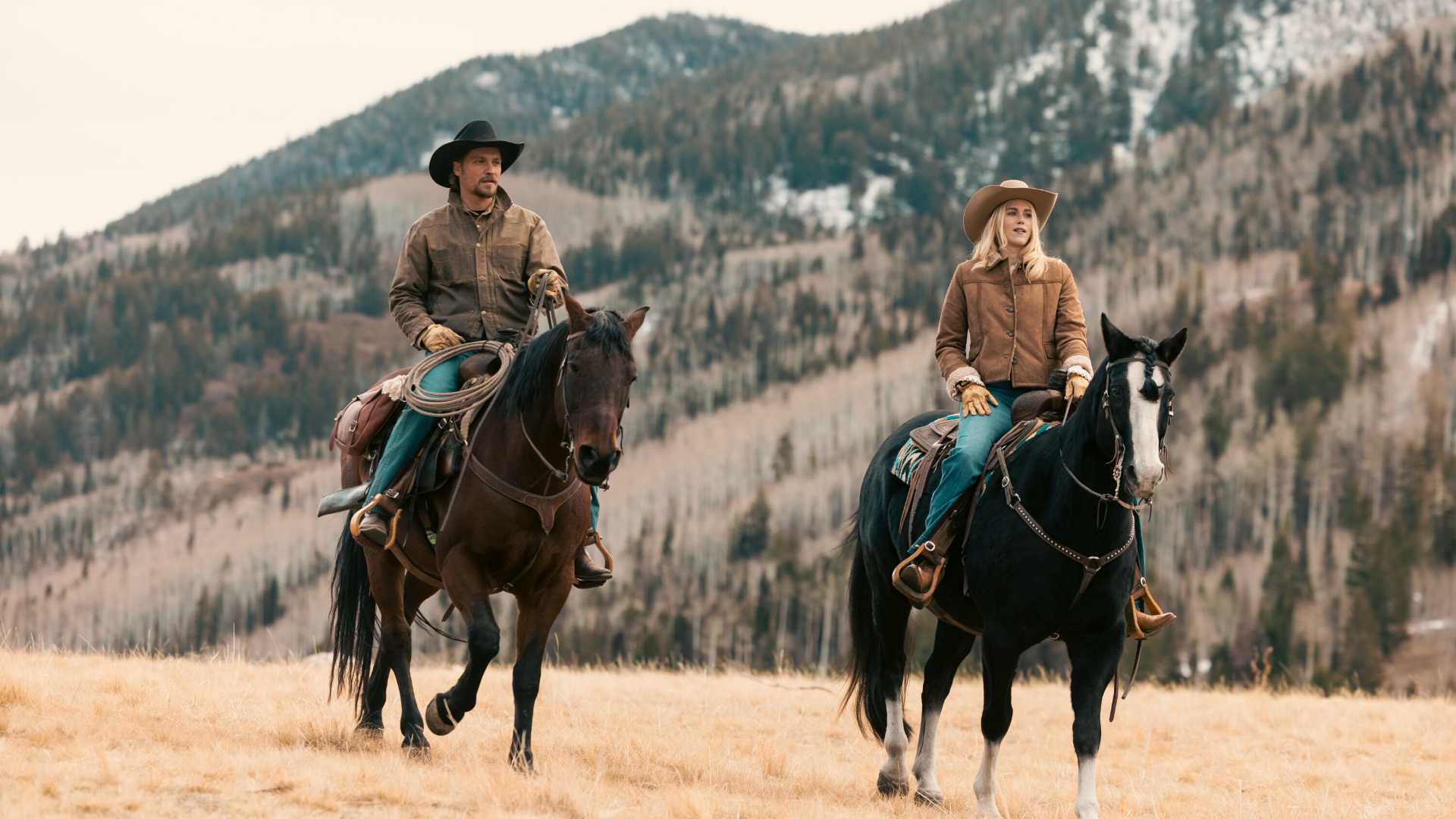 Kayce and lady on horseback in Marshals
