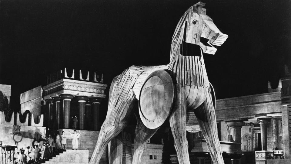 The Trojan horse scene in 1956's