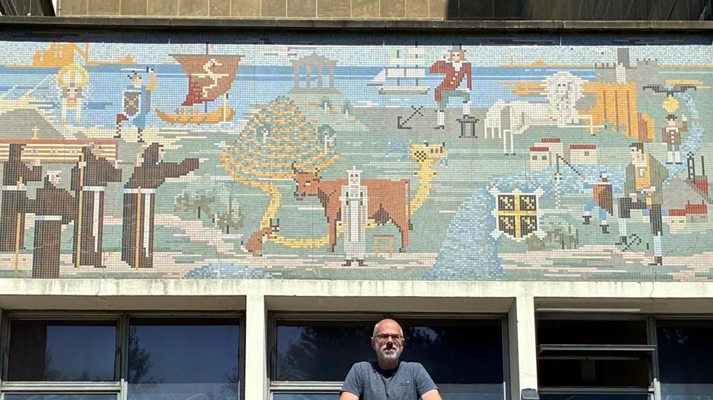 The council says the mosaic had been photographed and documented for people to see in cultural venue The Story