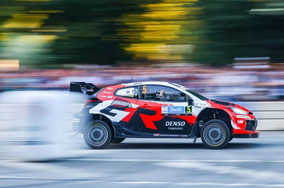 Rovanpera provides comeback update during Rally Estonia visit