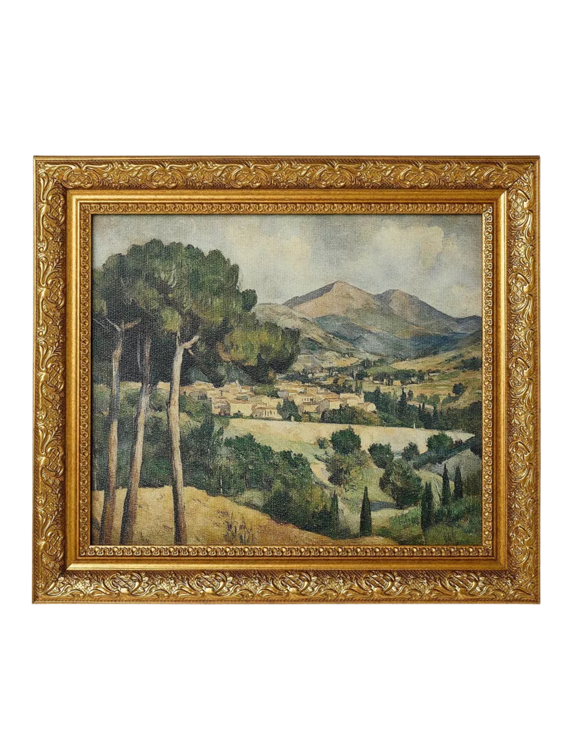 Target, Cezanne Inspired Landscape Framed Wall Art