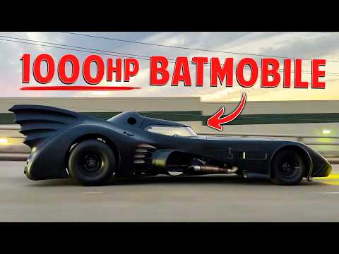 US man drives a 1,000HP Batmobile in public and it goes exactly as you'd expect