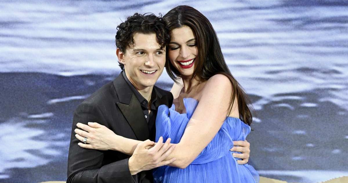 Anne Hathaway applauds Tom Holland after learning he inspired a father to get sober