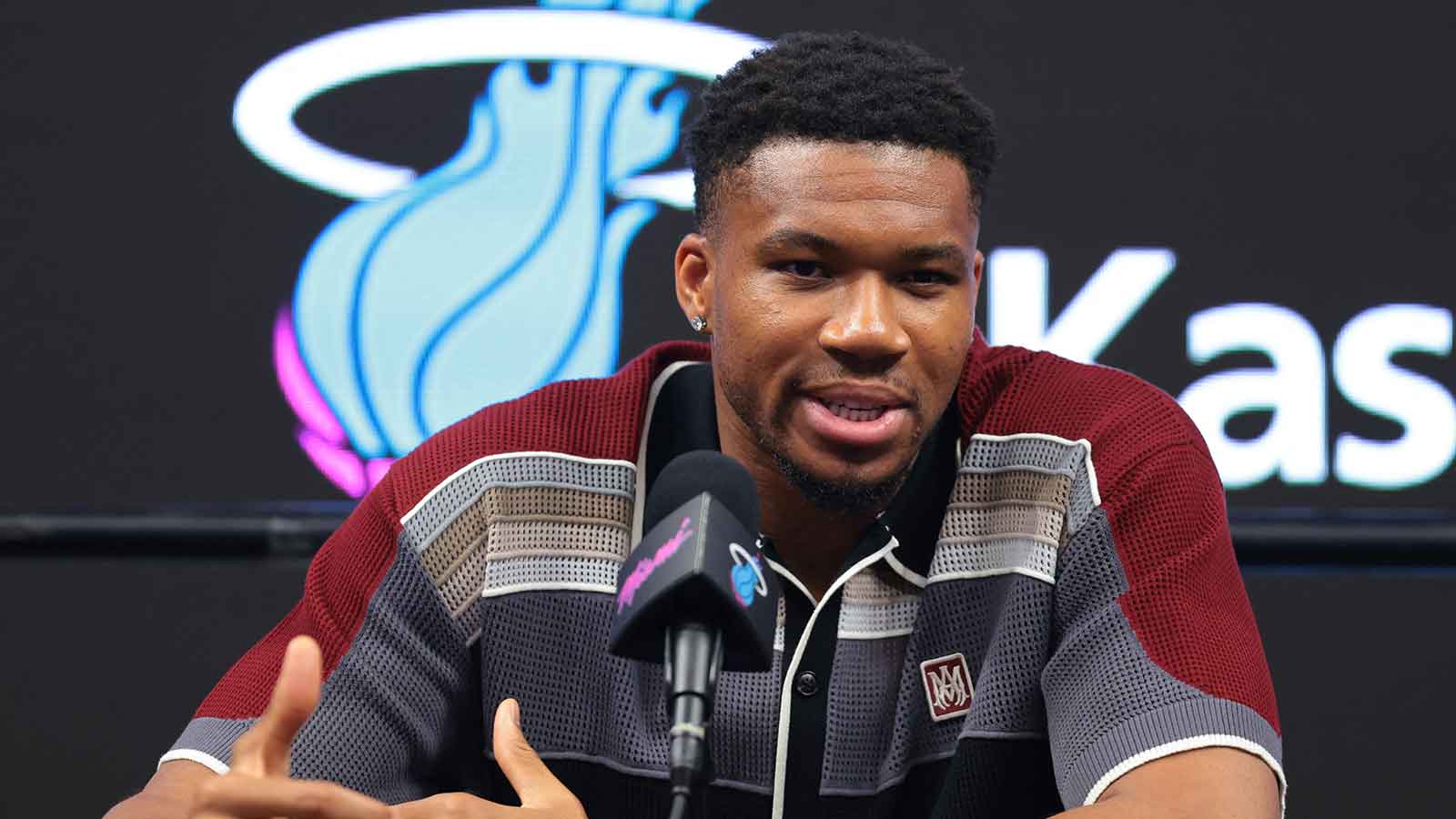 Heat star Giannis’ 'intimidating' Pat Riley confession adds to Godfather lore