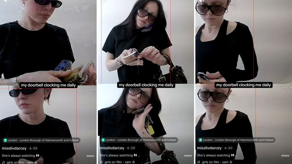 Liv Darcey, a content creator in London, said that she's more concerned about Meta's new smart glasses than her doorbell camera. - Courtesy Liv Darcey