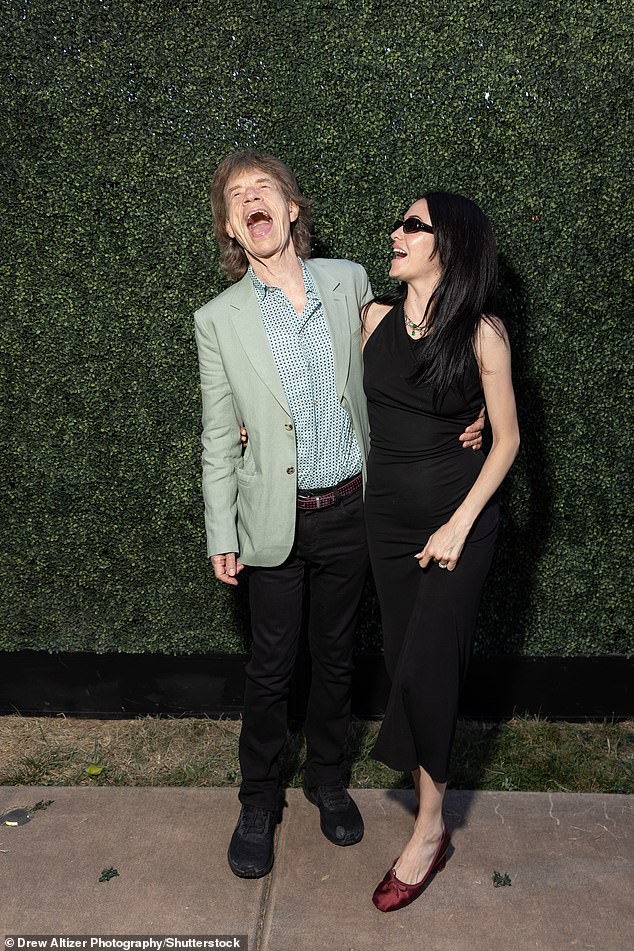 Mick Jagger, 82, couldn't contain his laughter as he posed with his fiancée Melanie Hamrick, 38, at Festival Napa Valley's 2026 Summer Season in California on Friday