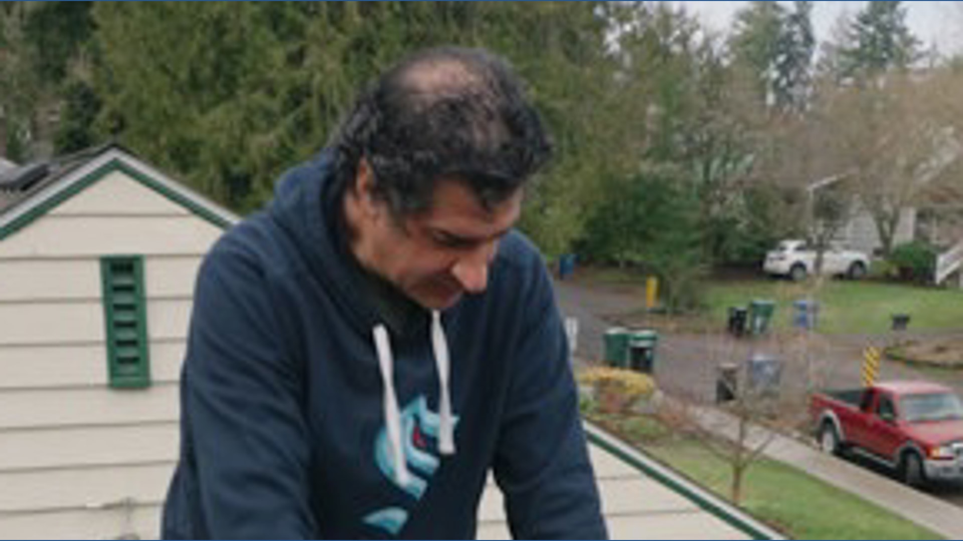 Homeowners show off shoddy work from scam contractors