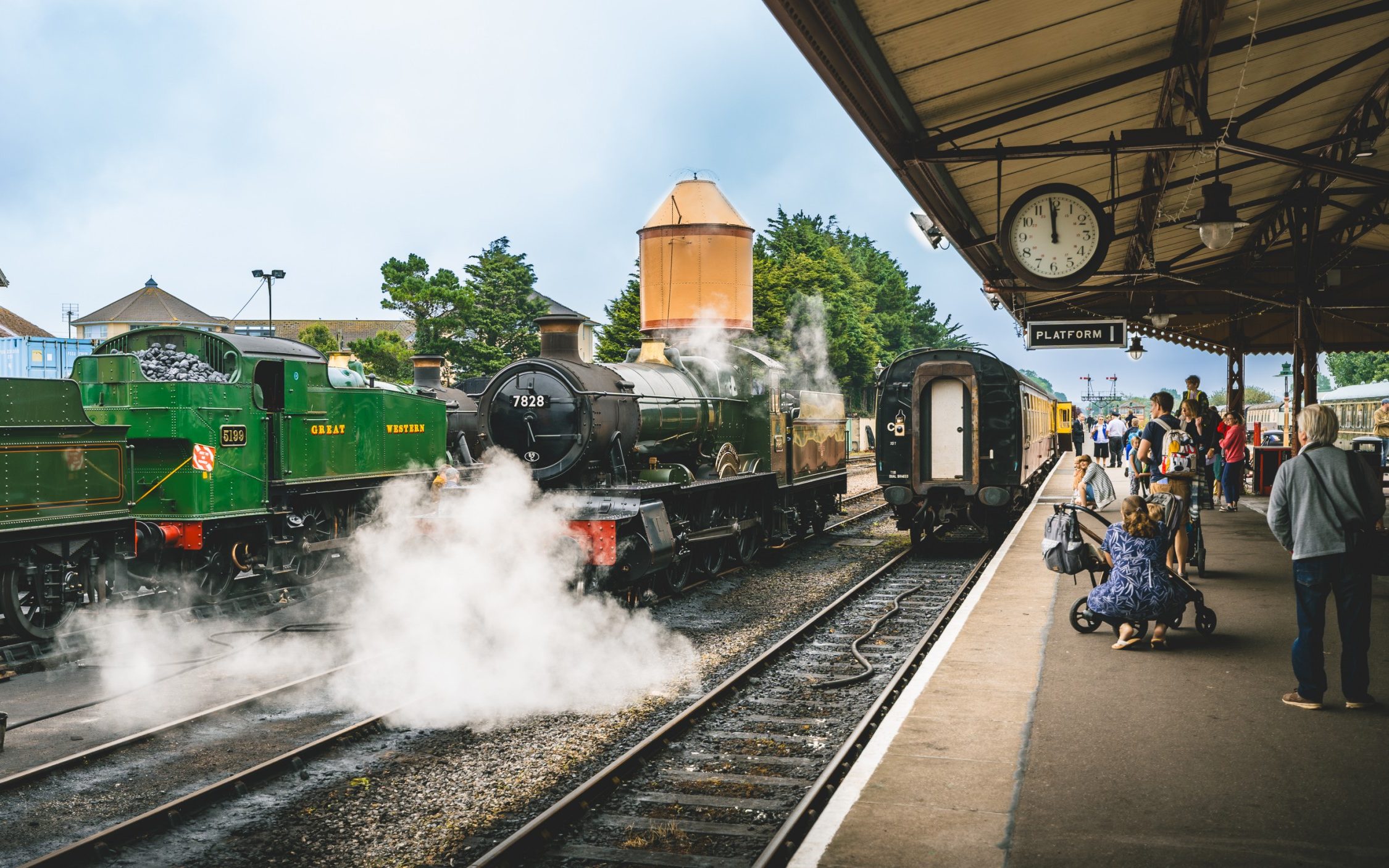 Minehead West Somerset Steam Railway train station