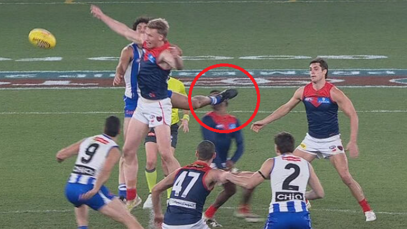 Demons superstar Pickett left bleeding, split open