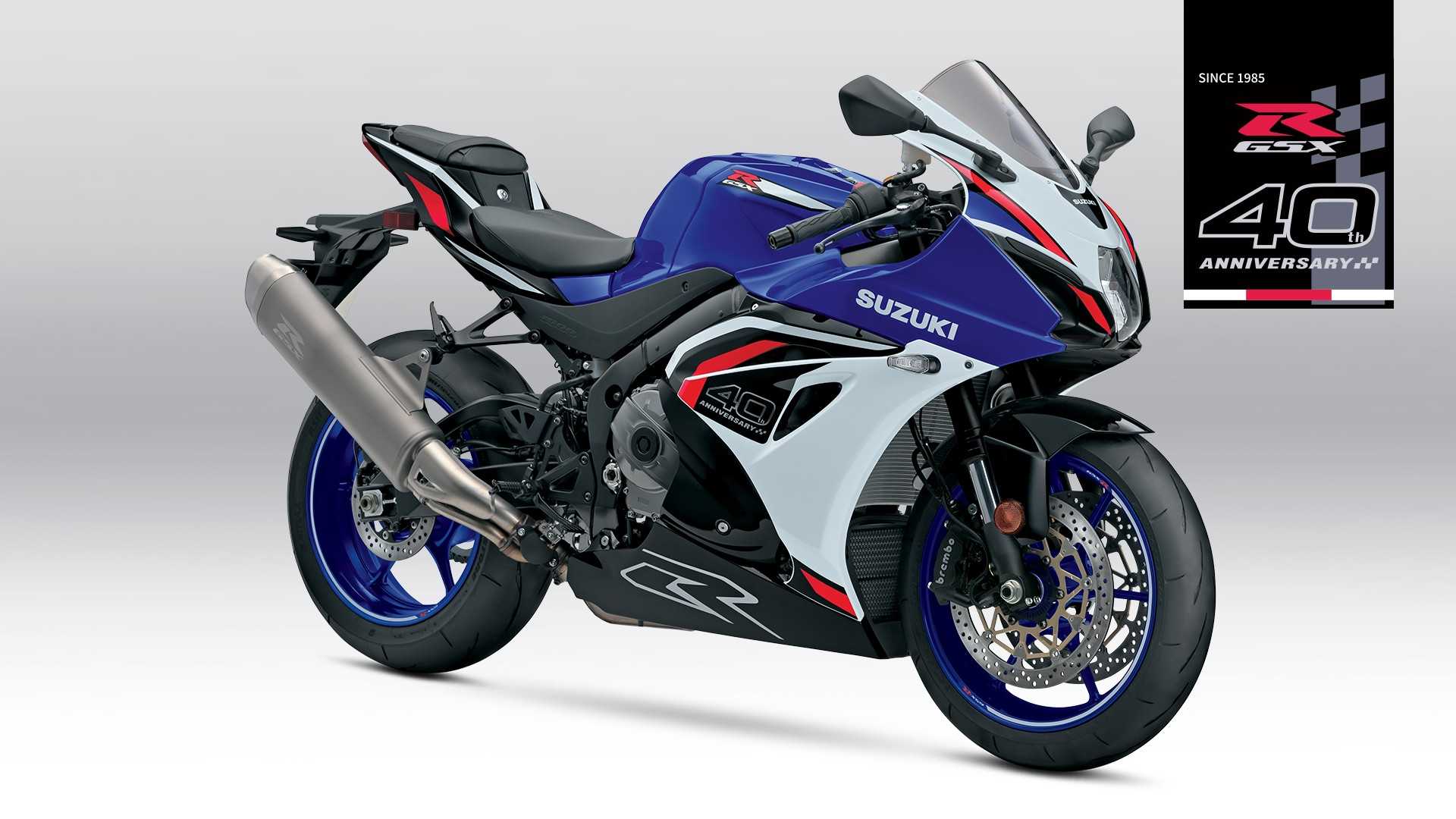 Blue 2026 Suzuki GSX-R1000 Third-Quarter Studio Shot