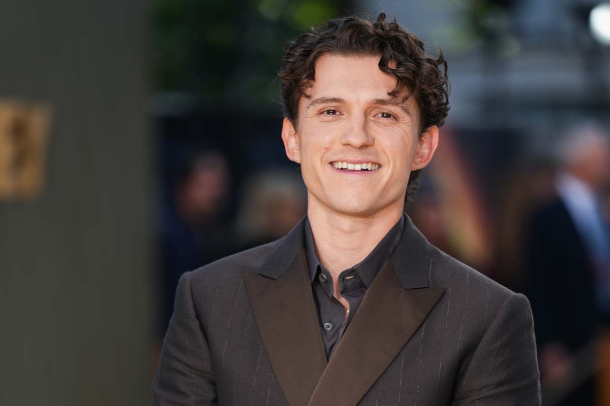 Tom Holland poses for photographers upon arrival at the premiere of the film 'The Odyssey ' in London(Scott A Garfitt/Invision/AP)