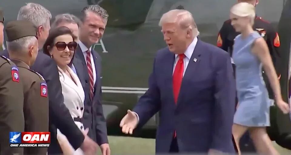 Natalie Harp makes the scene. / OANN