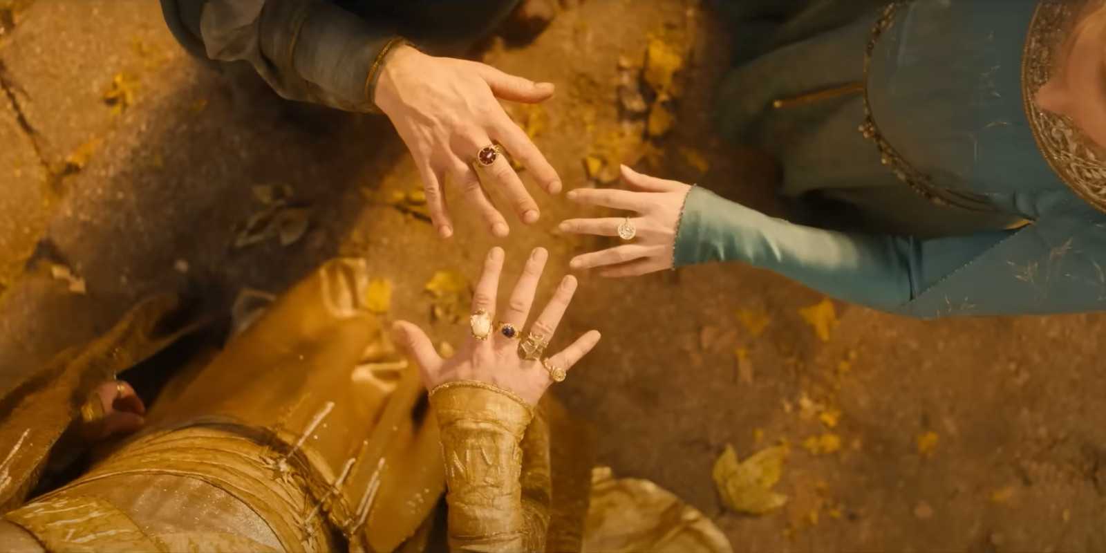 The Elven Rings of Power are on their wearers' hands in the trailer for Season 2 of The Lord of the Rings: The Rings of Power