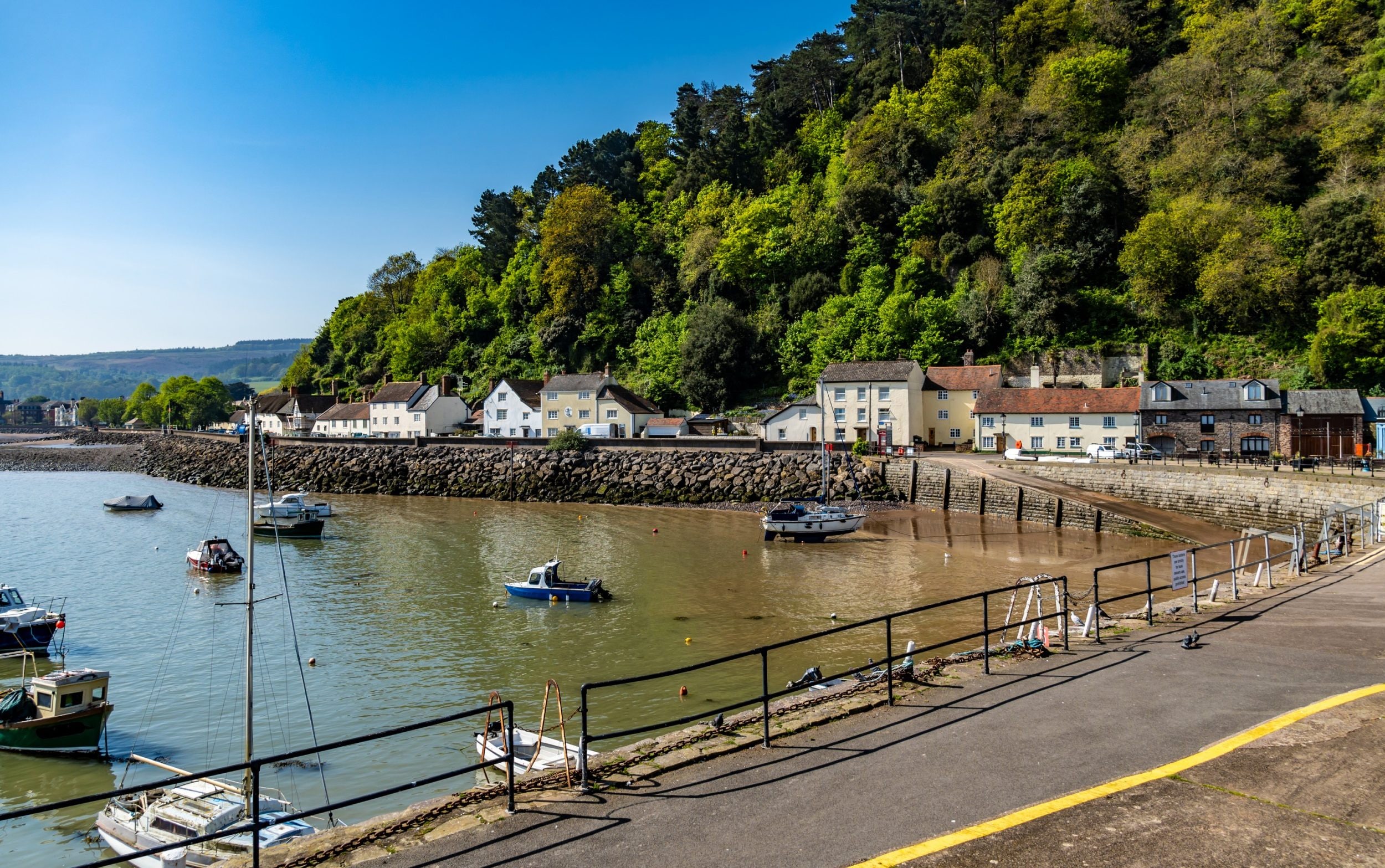 Boats in Minehead Harbour