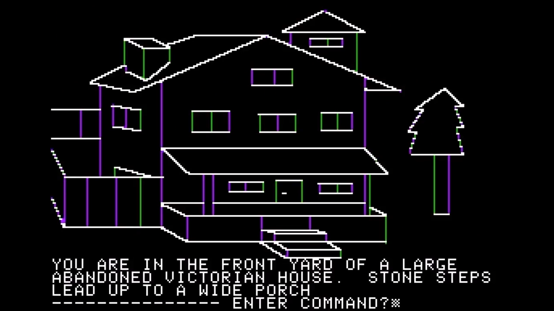 Mystery House gameplay