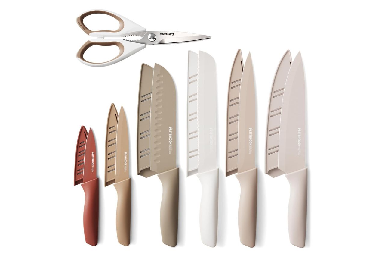 Astercook Knife Set 13 Pieces Kitchen Knives Set