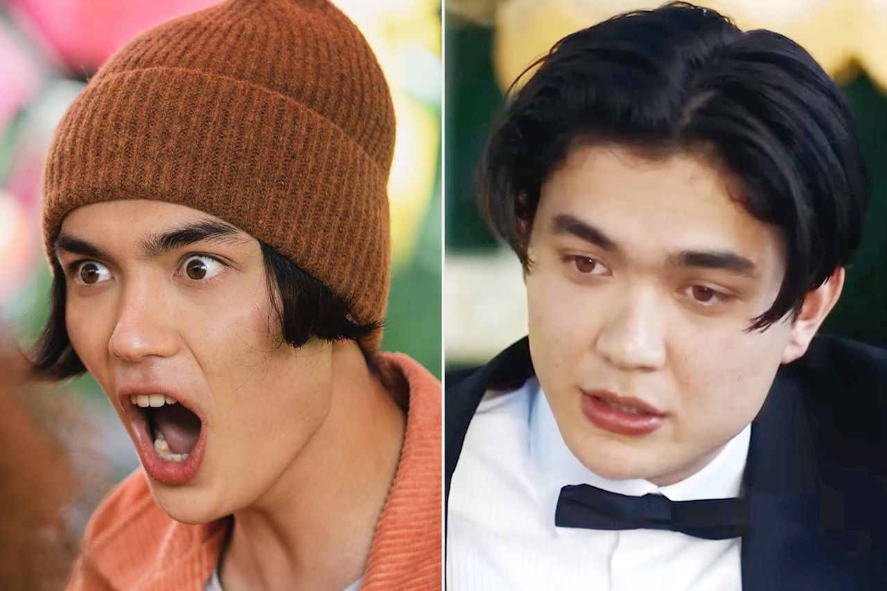 William Gao in Heartstopper Season 1; William Gao in Heartstopper Forever.