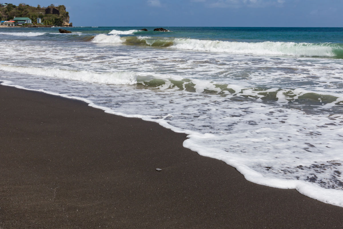 St. Lucia Volcanic Beach