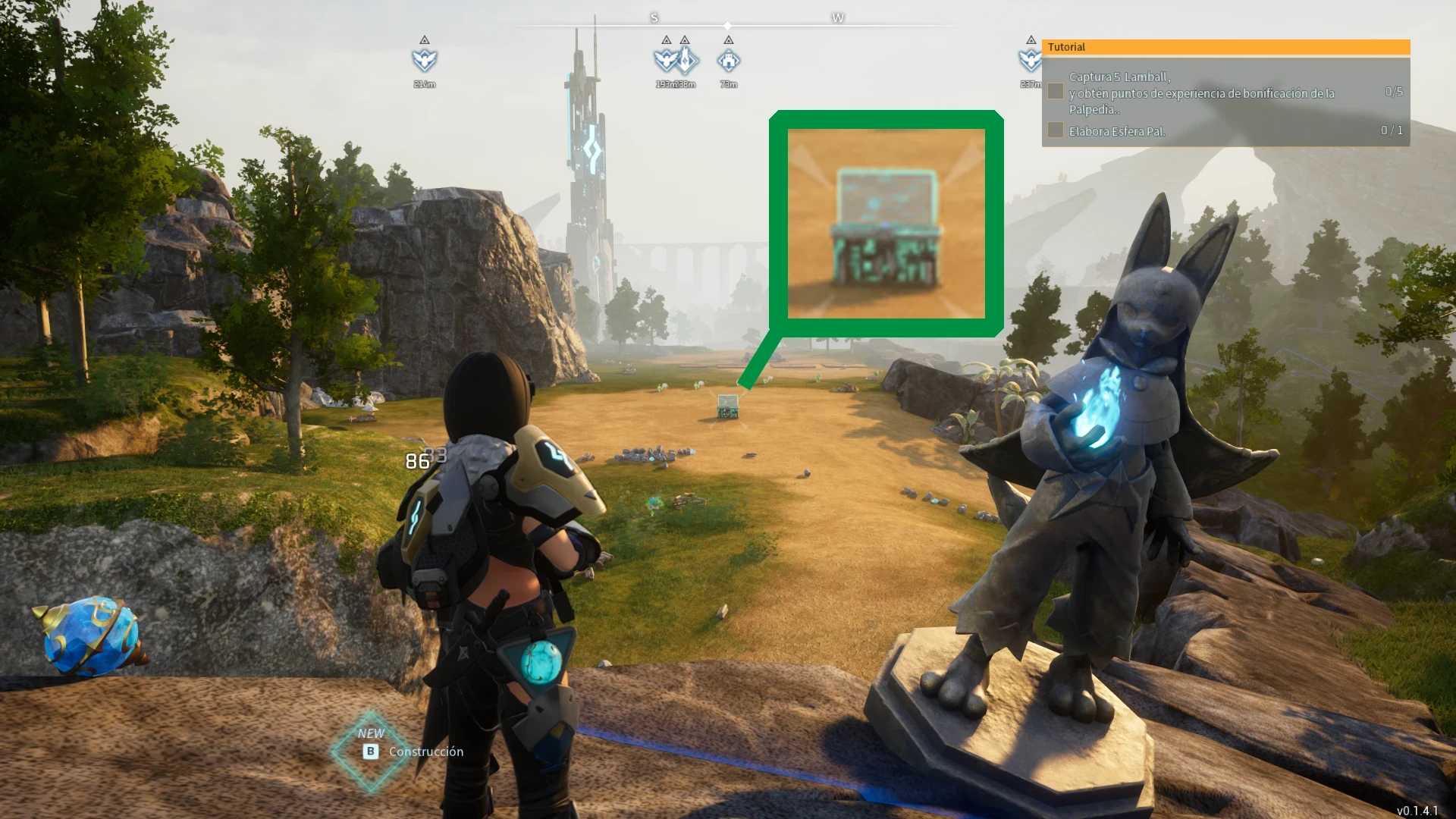 A graphic showing an enlarged base in Palworld