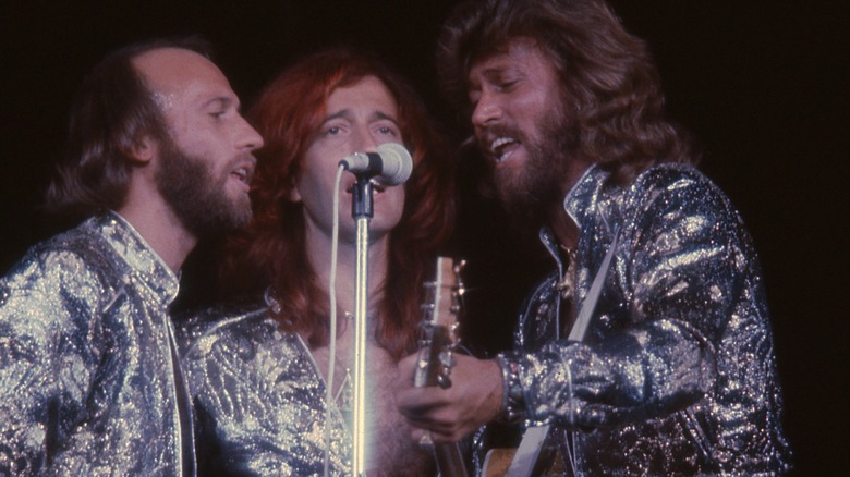 The Bee Gees performing live