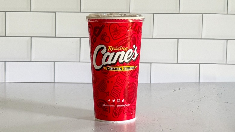 A cup of sweet tea from Raising Cane's
