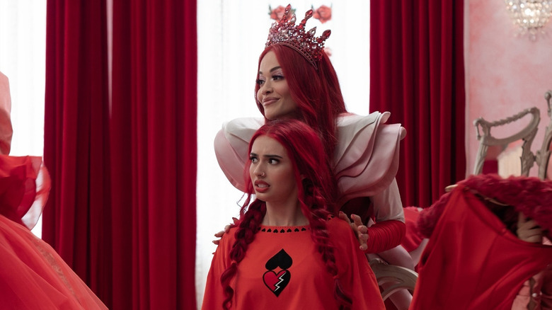 Red and the Queen of Hearts in Descendants Wicked Wonderland