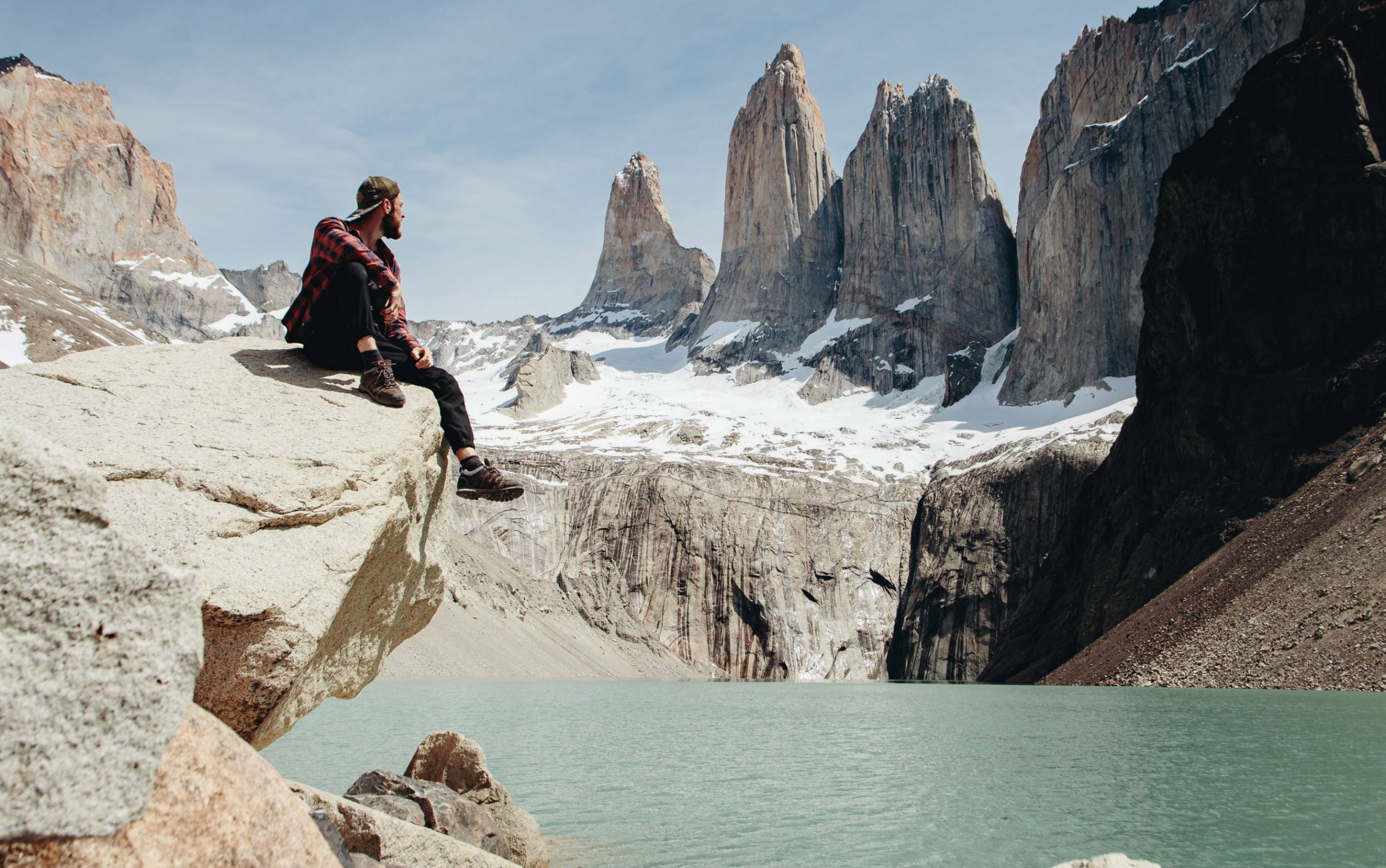 Torres del Paine national park, Chile, with its distinctive granite peaks